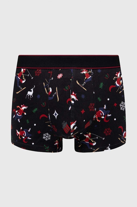 Odzież Bokserki bawełniane męskie świąteczne (2-pack) RW23.BIMA02 multicolor