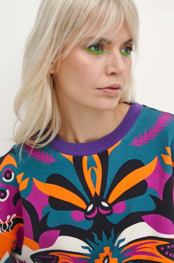 Bavlnená mikina dámska RW23.BLD902 viacfarebná