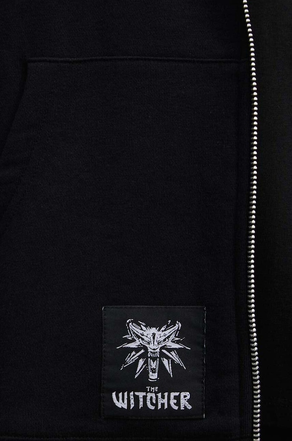 Mikina dámská z kolekce The Witcher x Medicine černá barva RW23.BLD950