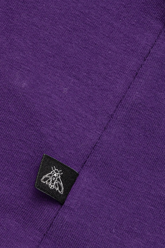 Czapka bawełniana damska beanie z elastanem kolor fioletowy RW23.CAD030 fioletowy RW23