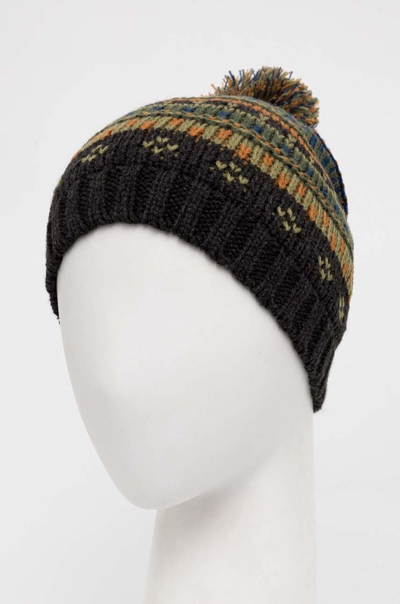 Czapka męska beanie z pomponem kolor multicolor RW23-CAM807 multicolor RW23