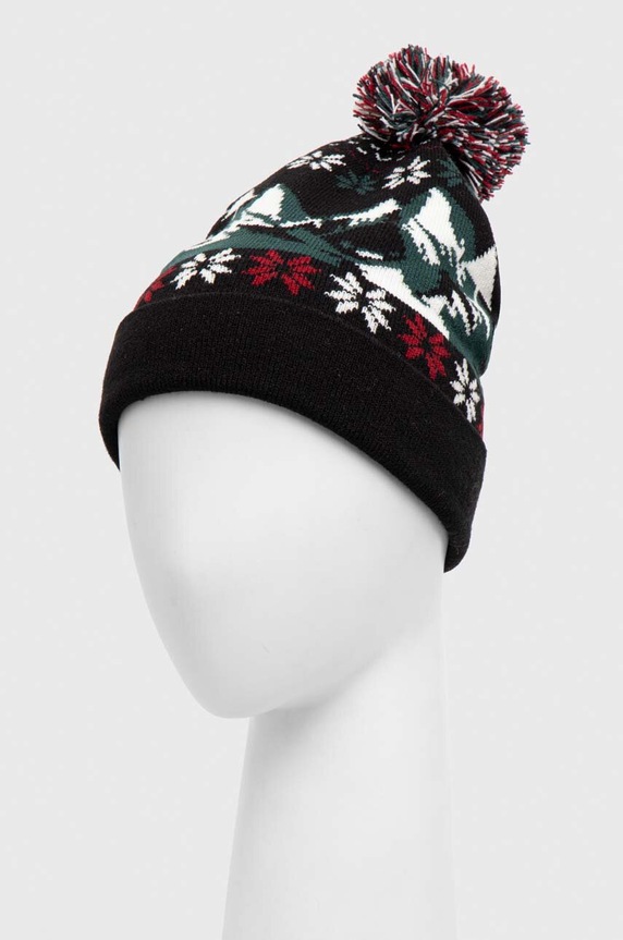 Czapka męska beanie z pomponem kolor multicolor RW23.CAM900 multicolor RW23