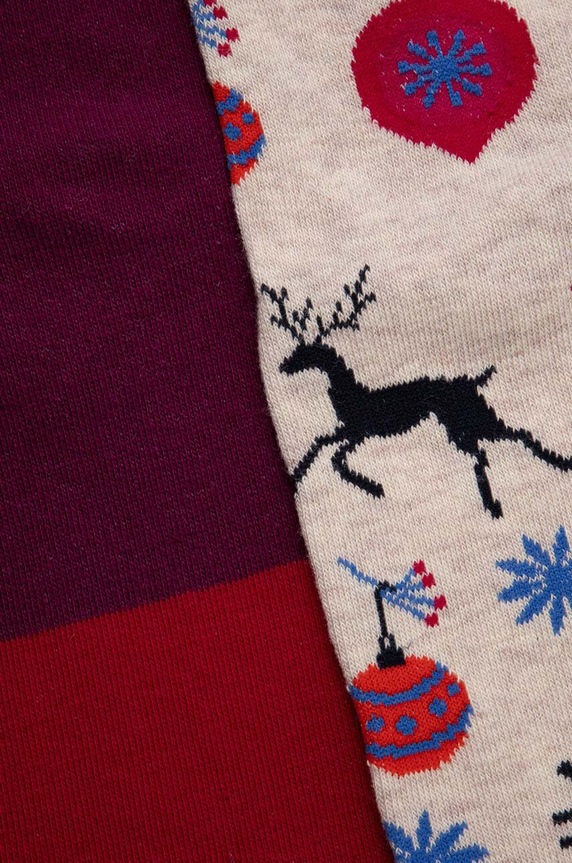 Bavlněné ponožky dámské vánoční (2-pack) více barev RW23.LGDA07 vícebarevná RW23