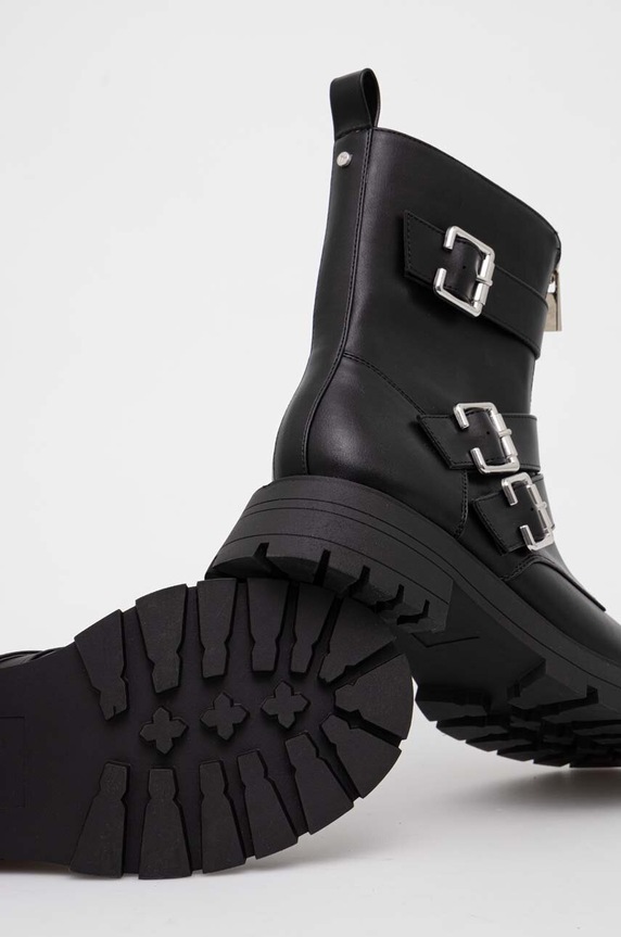 Členkové topánky dámske čierna farba čierna RW23.OBD701