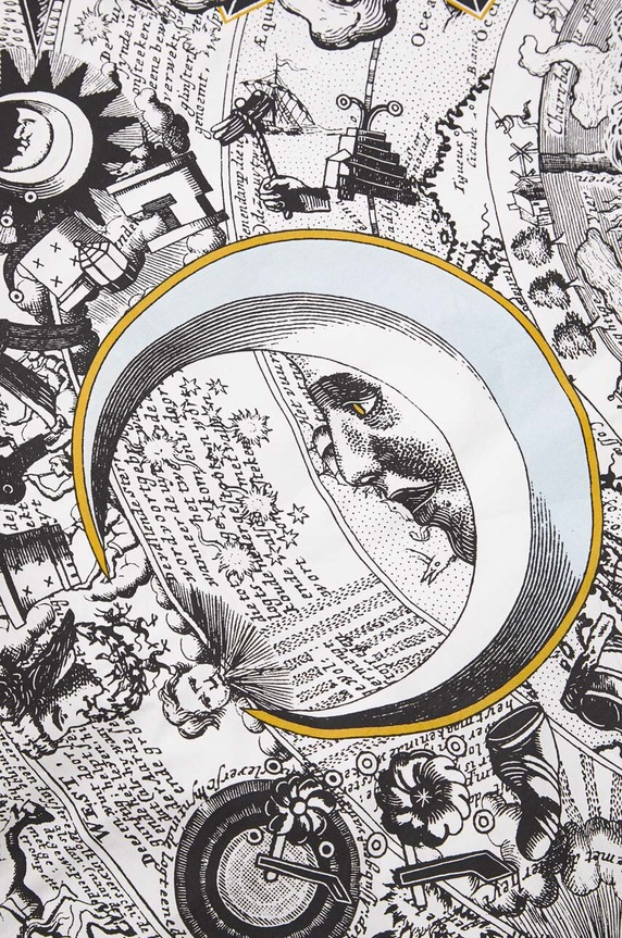 Sada bavlněných povlečení se vzorem 150 x 200 cm černá barva RW23.PCU400 černá RW23