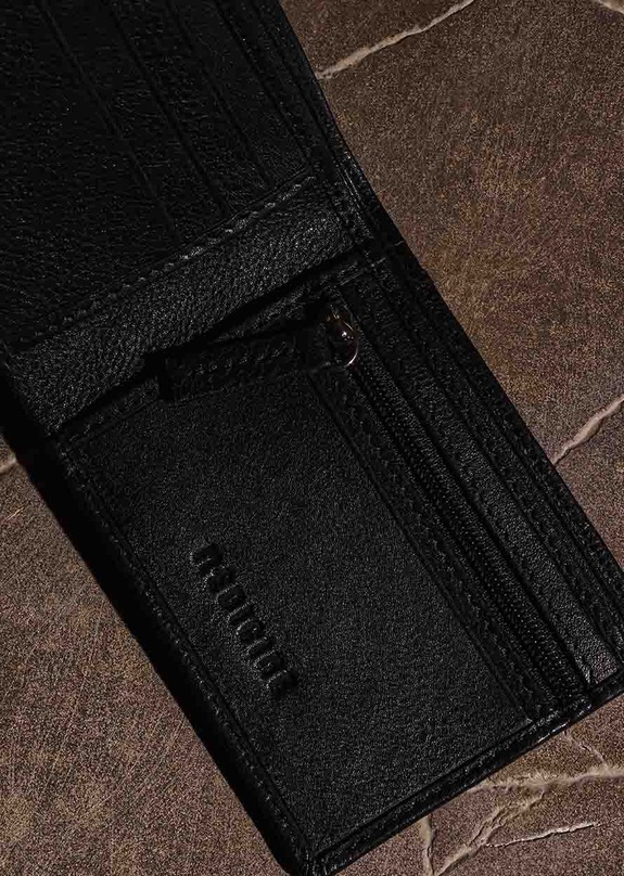 Kožená peněženka černá barva RW23.PFM601 černá RW23