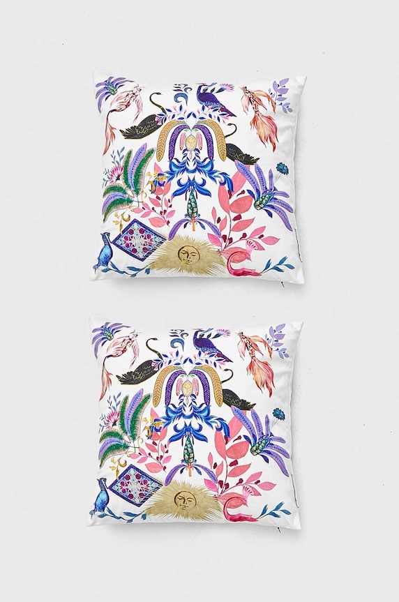 Poszewka dekoracyjna na poduszkę 45 x 45 cm z kolekcji Medicine x Veronika Blyzniuchenko (2-pack) kolor multicolor RW23.PSUB52 multicolor RW23
