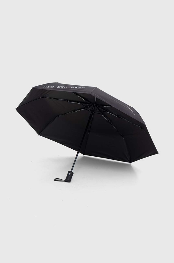 Parasol wzorzysty - Kolekcja jubileuszowa. 2023 Rok Wisławy Szymborskiej x Medicine, kolor czarny RW23.ROU353 czarny RW23