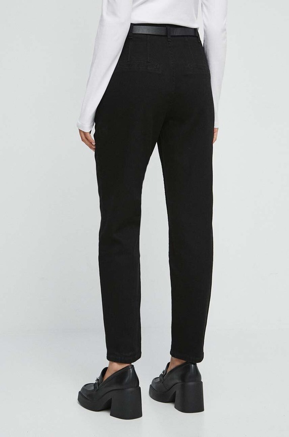 Odzież Jeansy damskie carrot kolor czarny RW23.SJD403 czarny