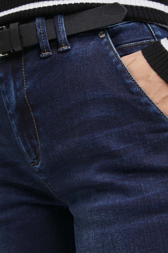 Jeansy damskie chino kolor granatowy granatowy RW23.SJD600