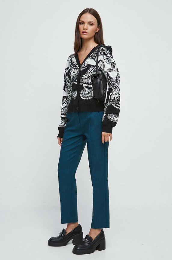 Medicine pulóver mintás fekete RW23.SWD503