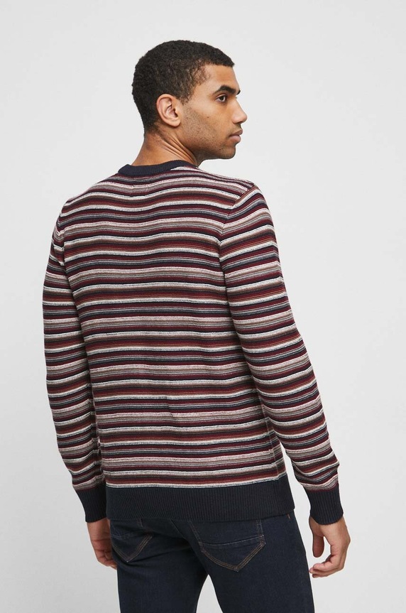 Odzież Sweter męski wzorzysty kolor multicolor RW23.SWM705 multicolor