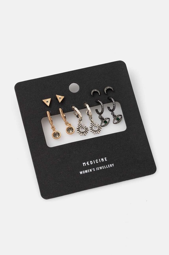 Náušnice dámské 5-pack vícebarevná RW24-AKD104