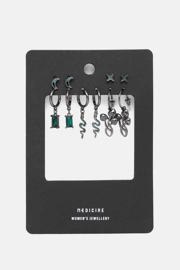 Accesorii Medicine cercei 5-pack RW24-AKD703 negru