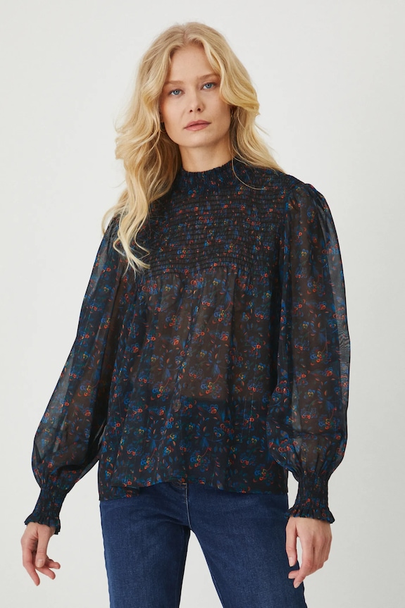 Bluzka damska z kolekcji Karolina Matyjaszkowicz x Medicine kolor multicolor RW24-BDDB51 multicolor RW24