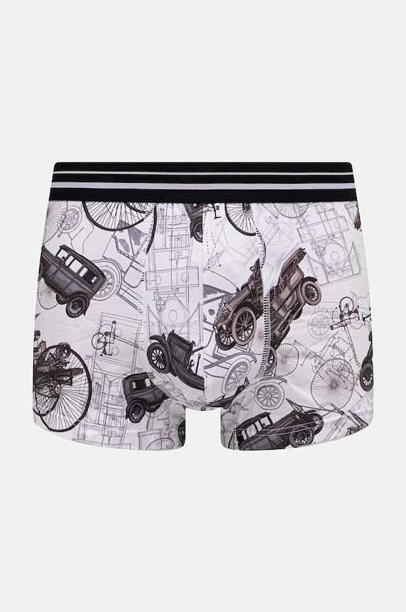 Oblečenie Bavlnené boxerky s prímesou elastanu z kolekcie Science (2-pack) viac farieb RW24.BIM350 viacfarebná