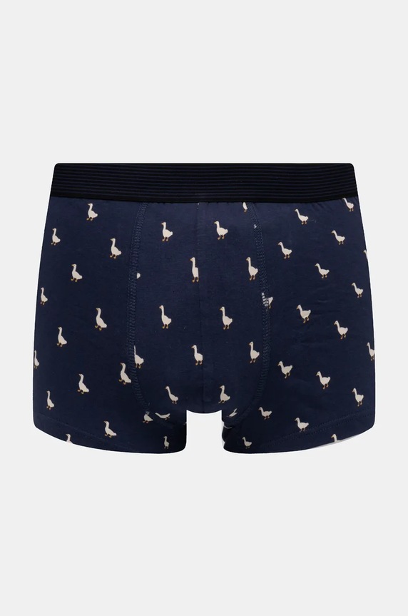 Bavlněné boxerky pánské s příměsí elastanu a motivem hus (2-pack) více barev RW24-BIM909 vícebarevná RW24