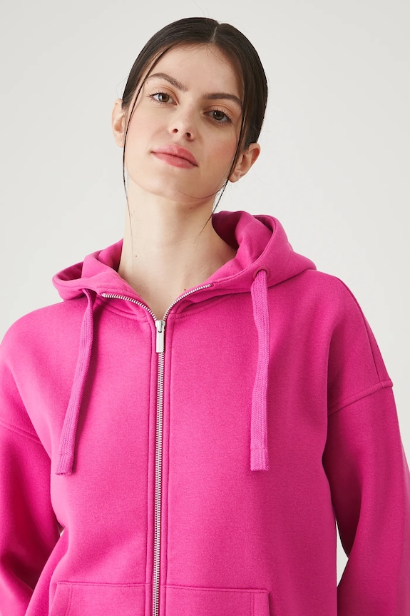 Medicine bluza rozpinana z kapturem damska z kapturem różowy RW24-BLD020