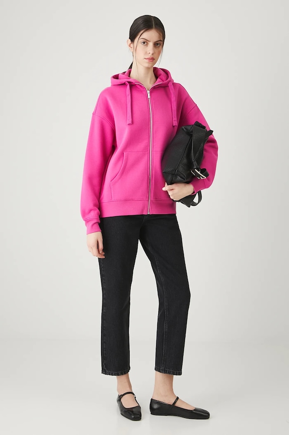 Medicine bluza rozpinana z kapturem damska RW24-BLD020 różowy RW24