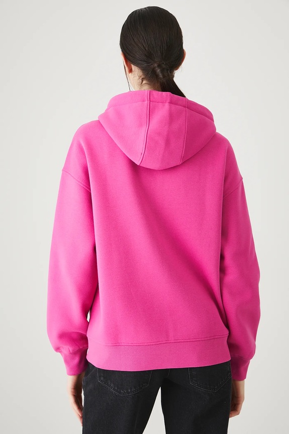 Ruházat Medicine női cipzáras melegítőfelső kapucnival RW24-BLD020 rózsaszín