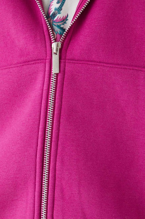 Mikina na zips s kapucňou dámska RW24-BLD020 fialová