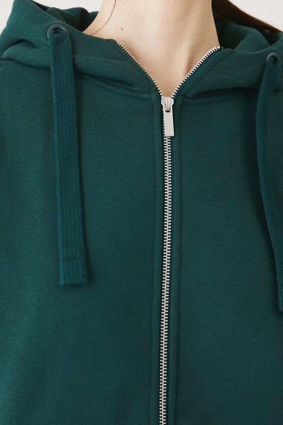 Bluza rozpinana z kapturem damska RW24-BLD020 zielony