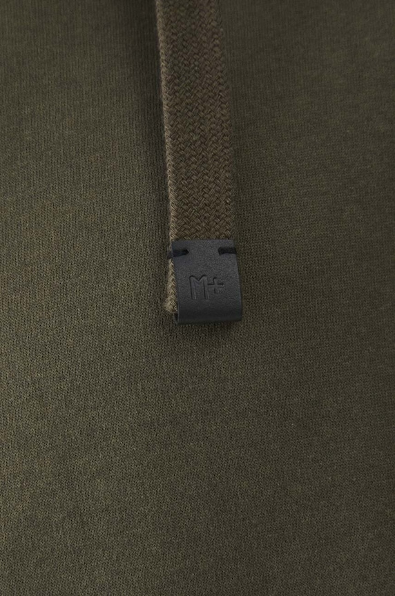 Bluza męska z kapturem gładka kolor zielony RW24-BLM060 zielony