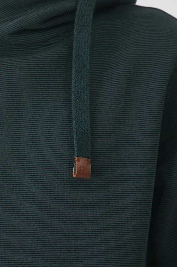 Bluza męska z kapturem wzorzysta kolor zielony RW24-BLM070 zielony