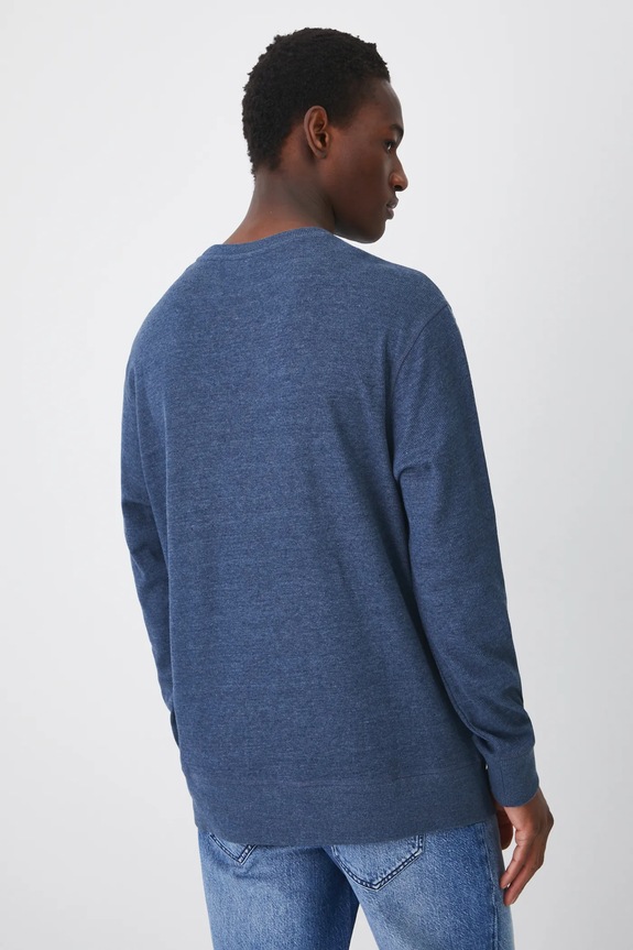 Oblečení Tričko s dlouhým rukávem modrá barva RW24-BUM051 modrá