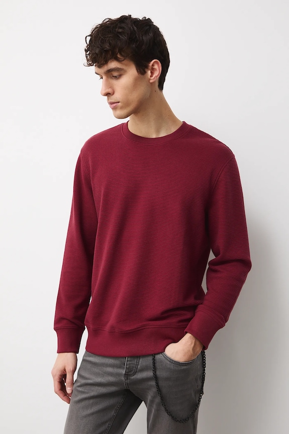 Medicine longsleeve regular bordowy RW24-BUM061