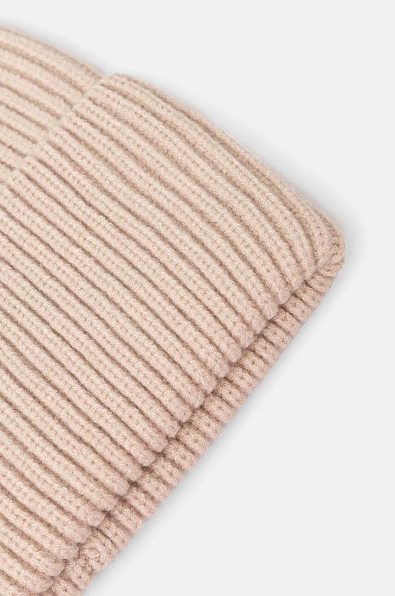 Doplňky Čepice dámská Žebrovaná čepice béžová barva RW24-CAD051 béžová