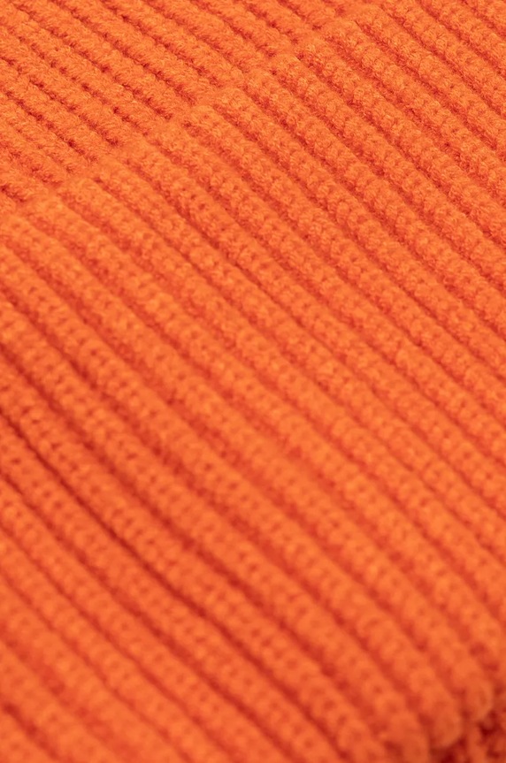 Čiapka dámska rebrovaná čiapka oranžová farba RW24-CAD051 oranžová RW24