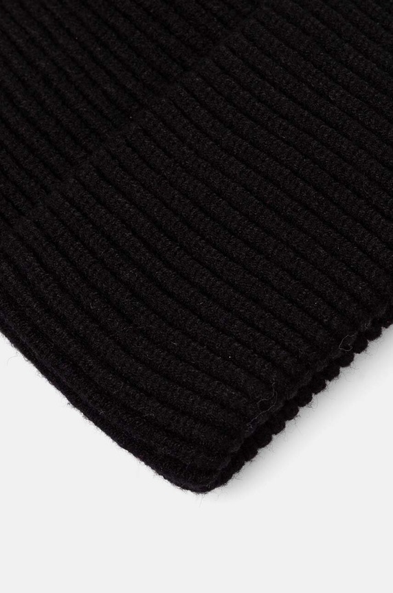Czapka damska beanie prążkowana kolor czarny RW24-CAD051 czarny RW24