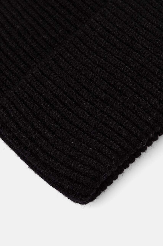 Czapka damska beanie prążkowana kolor czarny RW24-CAD051 czarny RW24