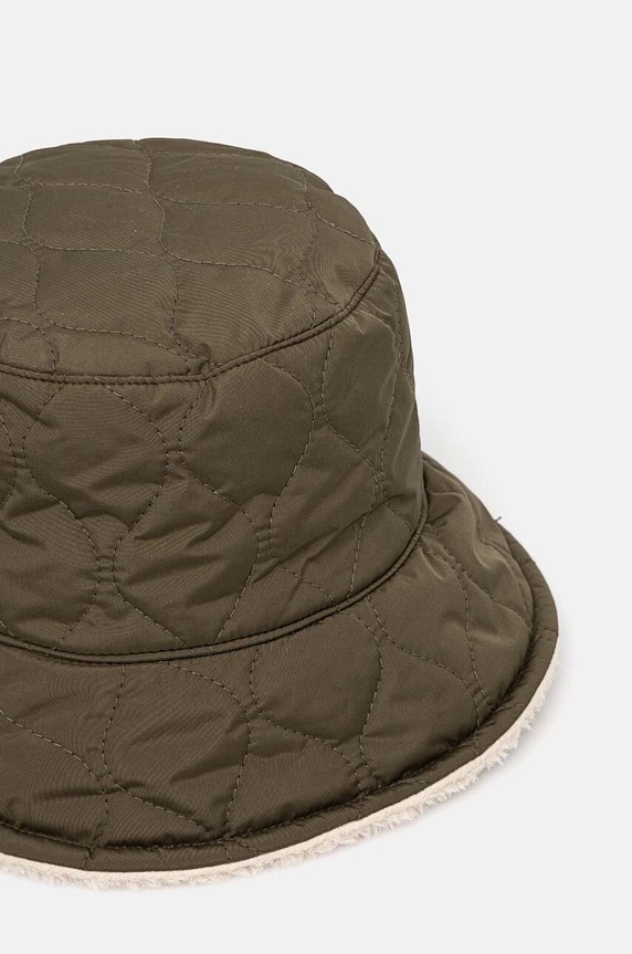 Kapelusz damski typu bucket hat dwustronny kolor zielony zielony RW24-CAD402