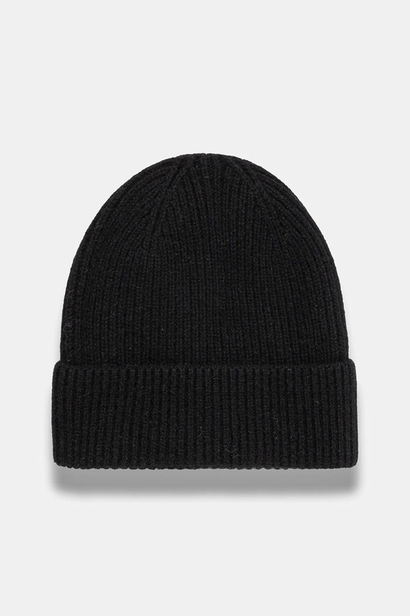 Czapka z kaszmiru beanie kolor czarny RW24-CAD800 czarny RW24