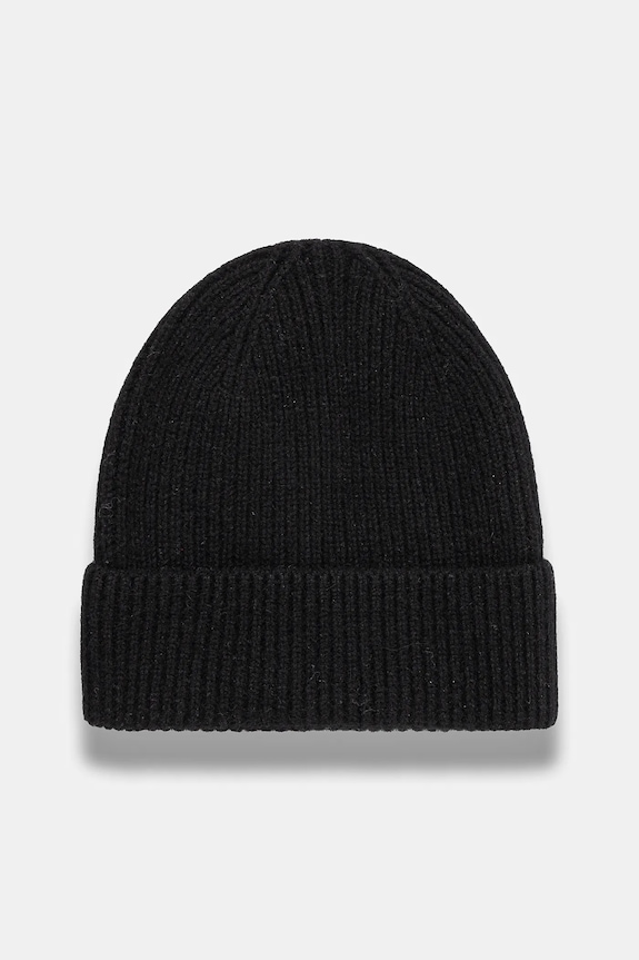 Czapka z kaszmiru beanie kolor czarny RW24-CAD800 czarny RW24