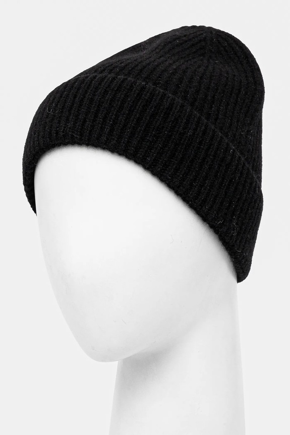 Akcesoria Czapka z kaszmiru beanie kolor czarny RW24-CAD800 czarny