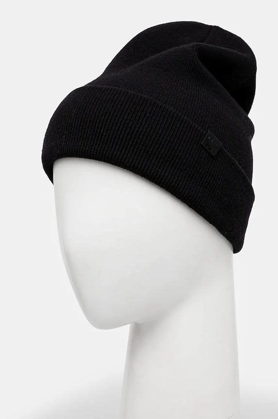 Doplňky Čepice pánská beanie, s viskózou černá barva RW24-CAM061 černá