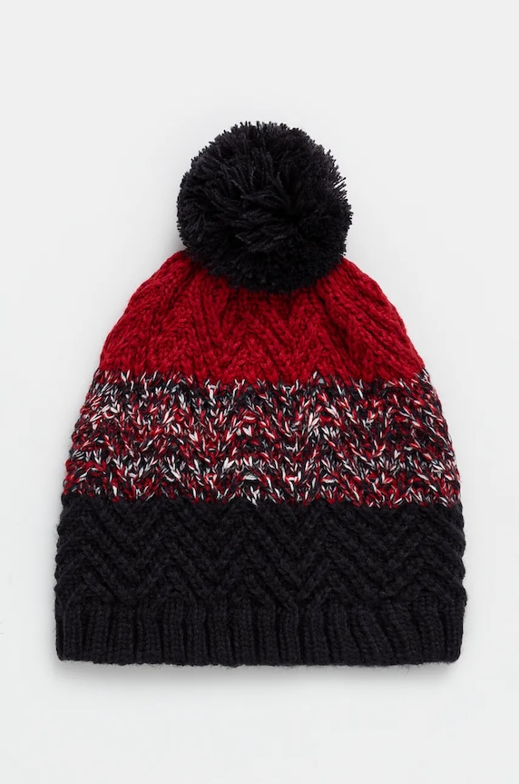 Čepice pánská beanie, s bambulí další vícebarevná RW24-CAM906