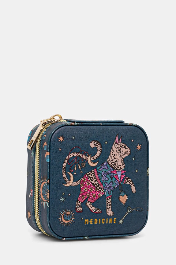 Szkatułka na biżuterię wzorzysta kolor multicolor multicolor RW24-DEU900