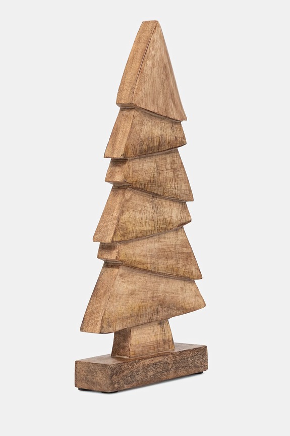 Salon Dekoracja świąteczna stojąca - choinka 35,5 cm kolor brązowy RW24-DEUA36 brązowy