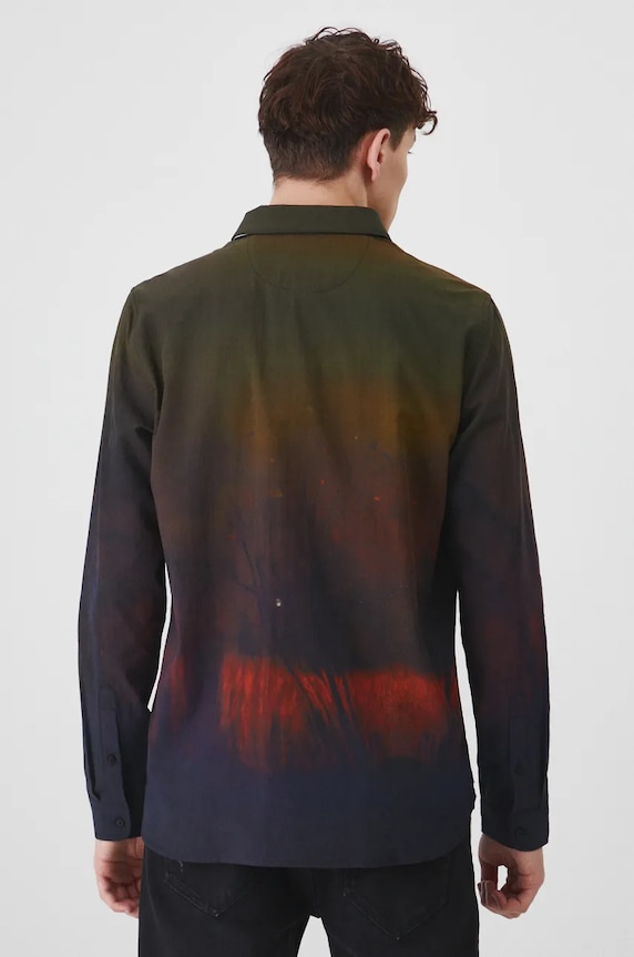 Odzież Koszula męska z kolekcji Zdzisław Beksiński x Medicine kolor multicolor RW24-KDM852 multicolor