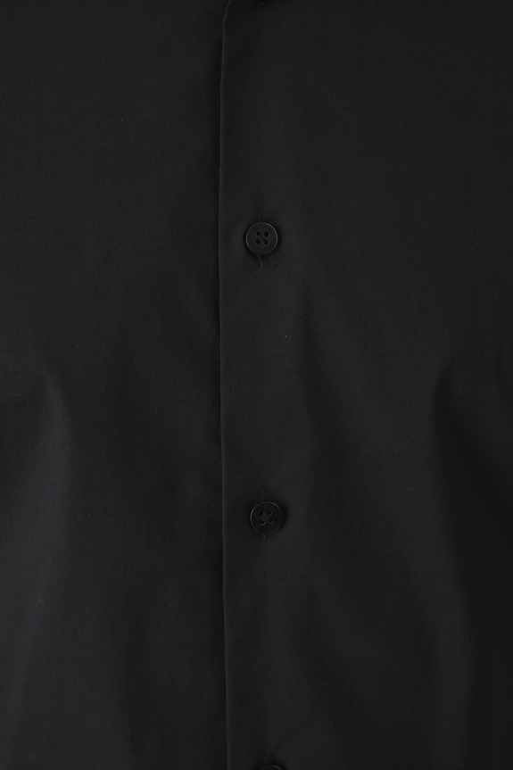 Koszula męska z kołnierzykiem klasycznym gładka kolor czarny RW24-KDMB01 czarny