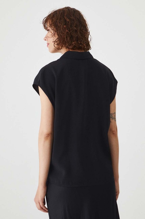 Oblečení Košile dámská černá barva RW24-KKD300 černá