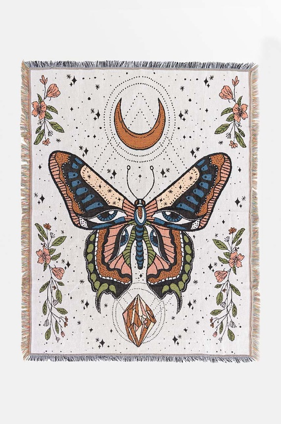 Žakárová deka se vzorem, 160 x 130 cm vícebarevná RW24.KOU402