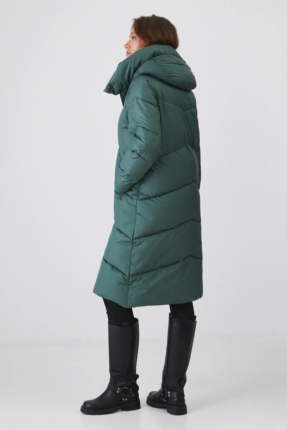 Odzież Płaszcz damski z ociepleniem DuPont Sorona kolor zielony RW24-KPD703 zielony