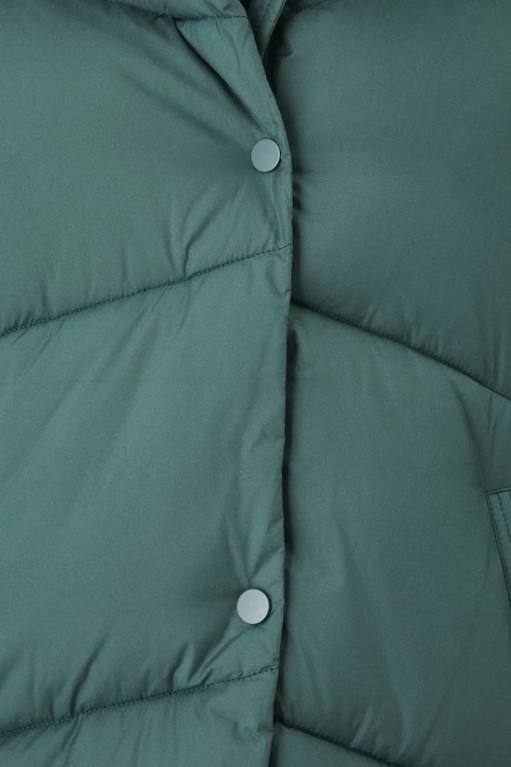 Płaszcz damski z ociepleniem DuPont Sorona kolor zielony RW24-KPD703 zielony