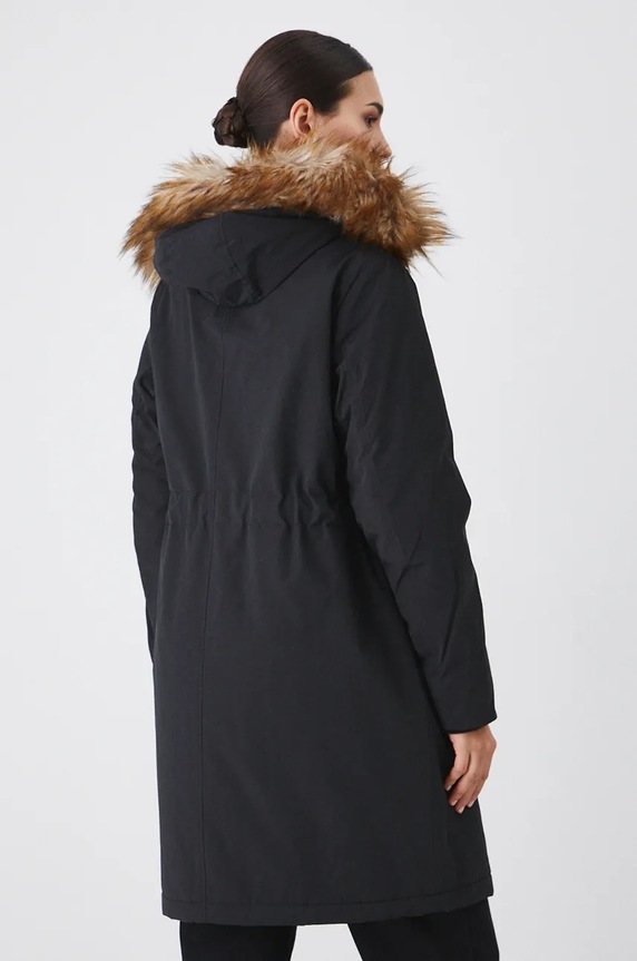 Odzież Parka damska ocieplana kolor czarny RW24.KPD800 czarny