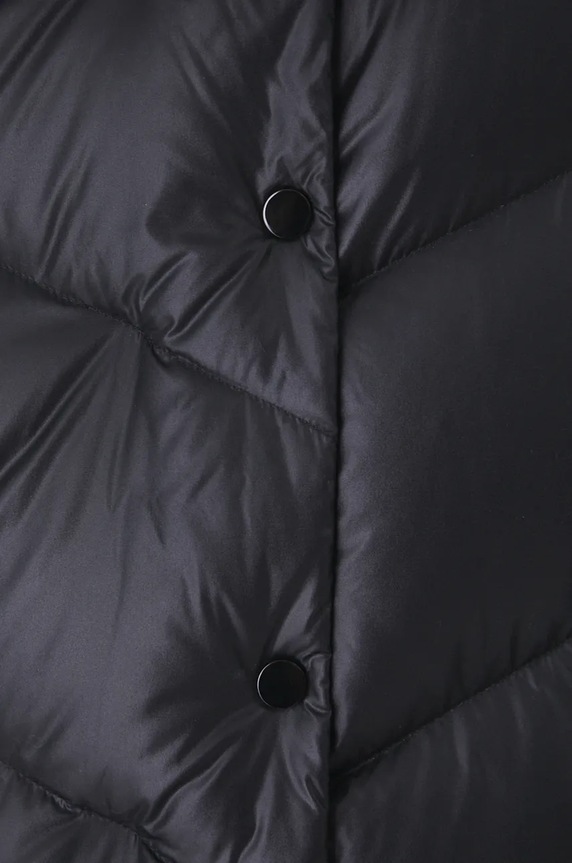 Kurtka puchowa damska pikowana kolor czarny RW24-KUD704